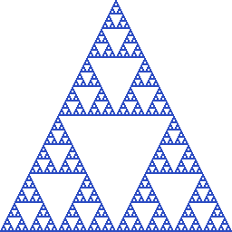 A Sierpinski triangle